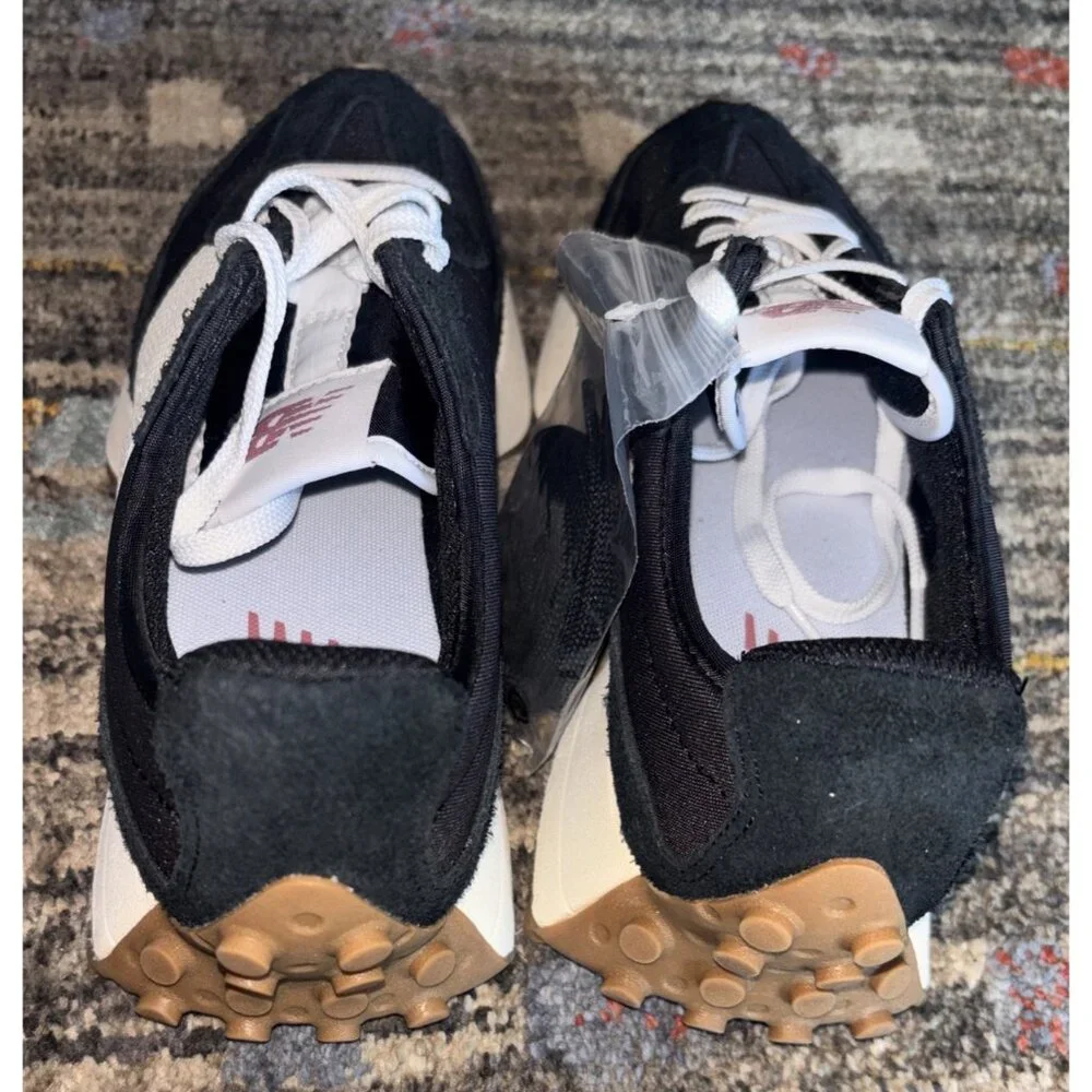 Black and White Women's Sneakers - Stylish Everyday Comfort - Picture 3 of 9